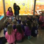 second graders learning about fossils