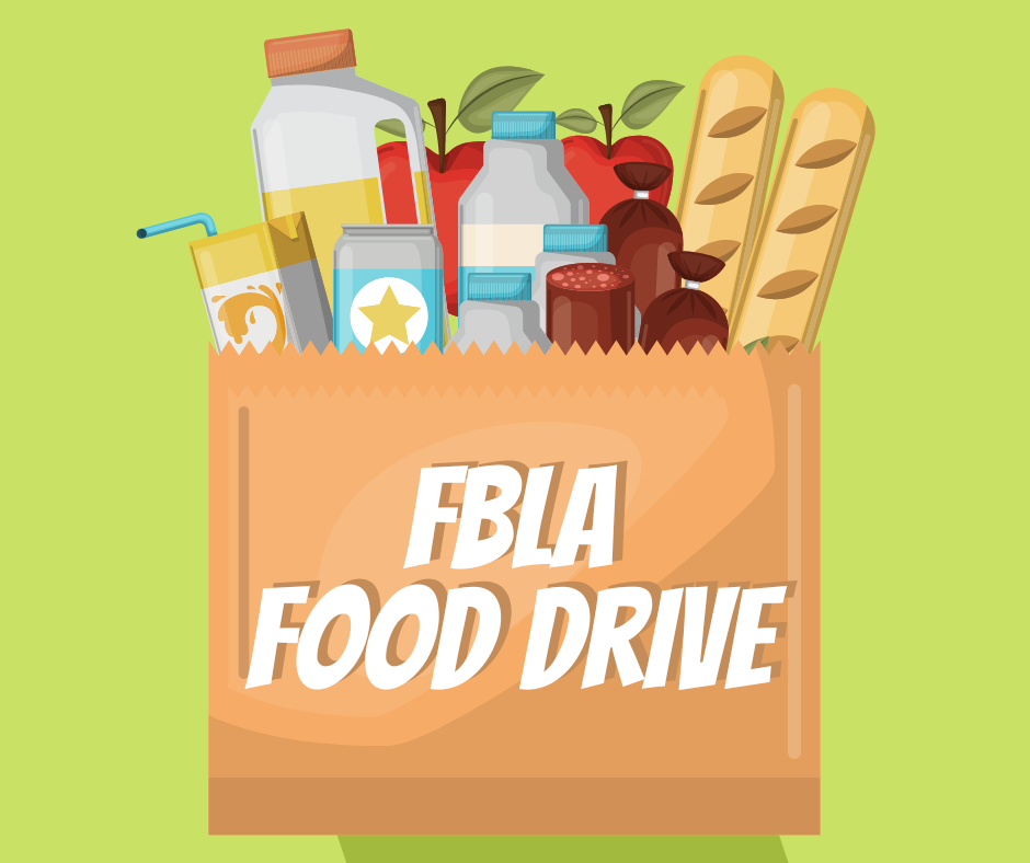 Colorful Food Drive Flyer